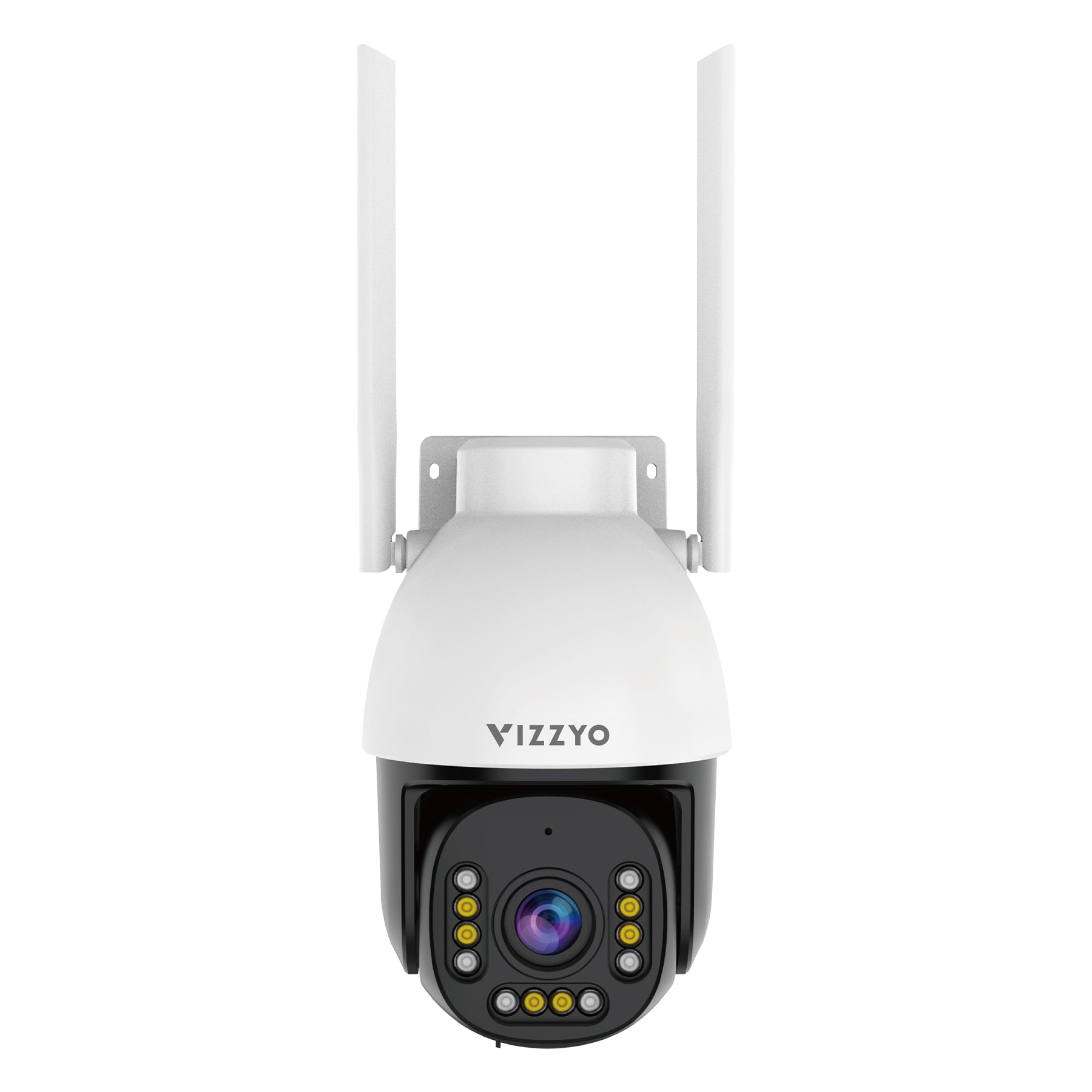 Cameră Supraveghere WiFi Dual-Band Vizzyo Elite Pro, 5MP Ultra HD, Zoom Optic 5X, PTZ 310°/90°, Viziune Nocturnă Color & IR, AI Detecție Mișcare & Urmărire Automată, Sirenă Luminoasă, Audio Bidirecțional, HDR, ISP, IP66, SD 256GB