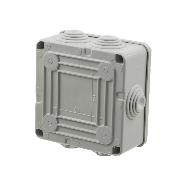 Doză de derivație aparentă Gewiss, Pentru protecția conexiunilor, 100 x 100 x 50 mm, 6 intrări, Protecție IP55