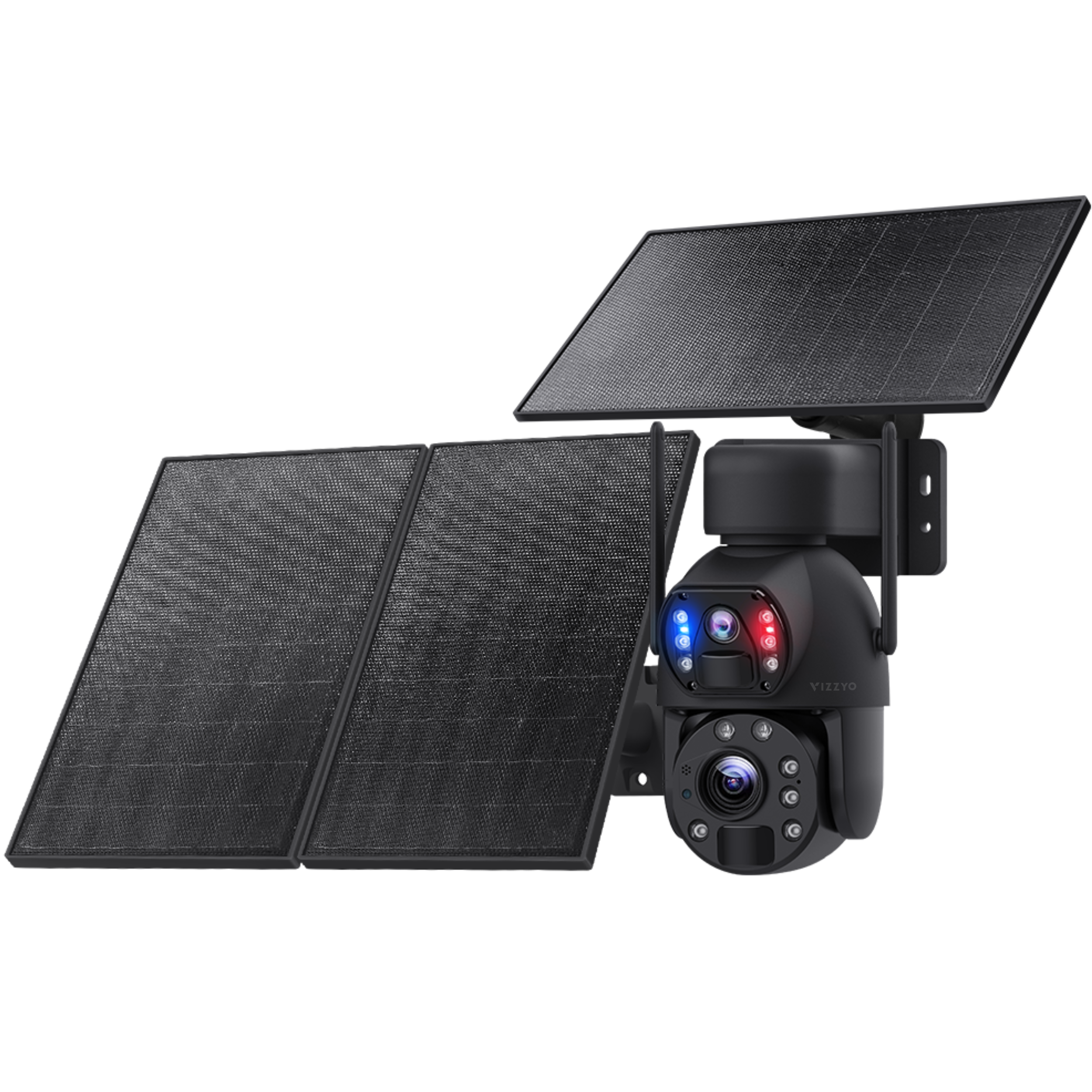 Cameră Supraveghere 4G Solară cu Cartelă SIM Vizzyo Titan, 8MP, Înregistrare 24/7, Panou Solar 30W, Baterie 28000mAh, Zoom Optic 20X, Mod Noapte Color & IR, Detecție Mișcare & Smart Tracking, Audio Bidirecțional, Aplicația UBox, IP67, SD 128GB