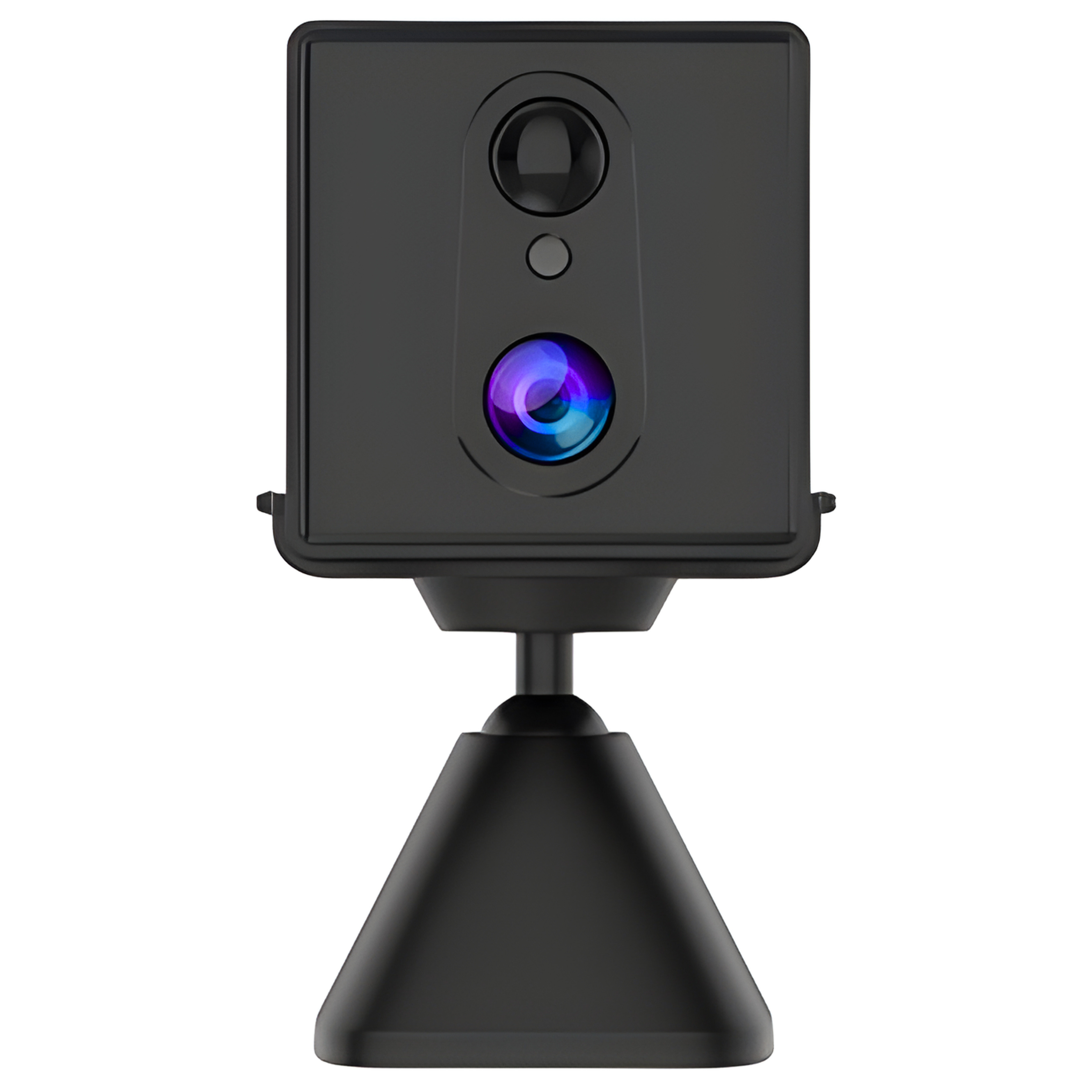 Mini Cameră WiFi Vizzyo Micro Eye, Ultra-Compactă, 4MP, baterie 2000mAh, Wi-Fi Dual Band, Unghi Ultra-wide, Senzor PIR, Detecție Persoane, Night Vision IR 940 nm Invizibil, Audio Bidirecțional, Cloud Gratuit, Control din Aplicația O-KAM Pro, SD 256GB