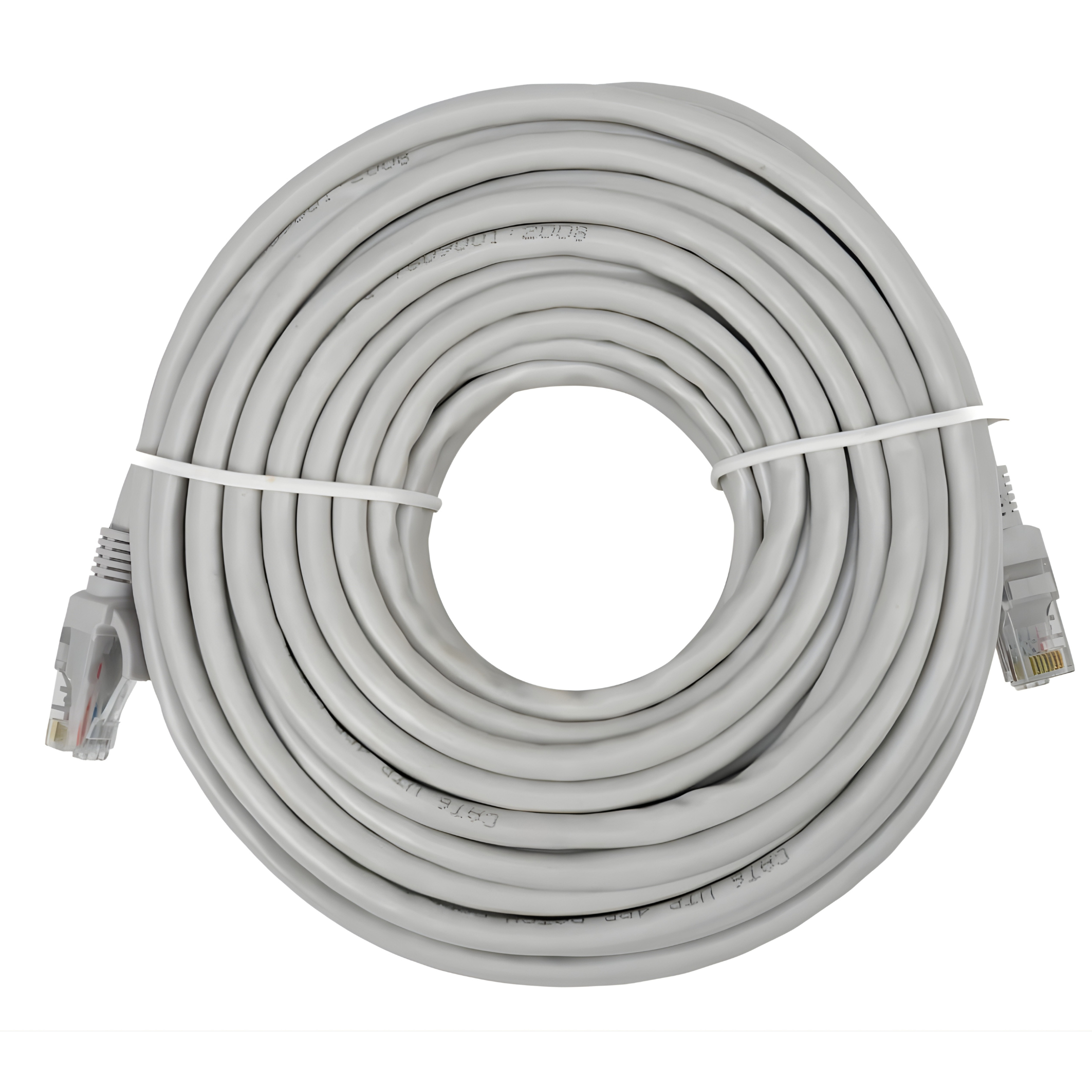 Cablu Internet UTP, 15 Metri, CAT6, RJ45, Mufat, PVC - Compatibil Camere Vizzyo