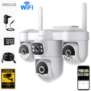 Cameră Supraveghere WiFi VIZZYO Atlas 4
