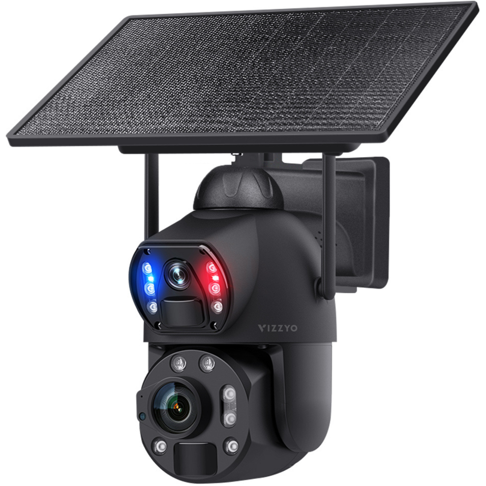 Cameră Supraveghere 4G Solară cu Cartelă SIM Vizzyo Hawk