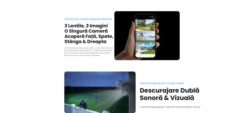 Vizzyo Atlas 3 – 3 lentile, 3 imagini și alarmă dublă
