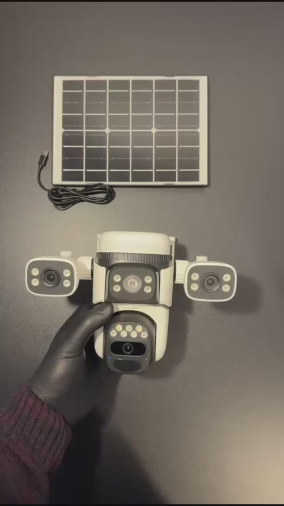 Cameră Supraveghere WIFI Solară Vizzyo Ultra Defender WS2, 2