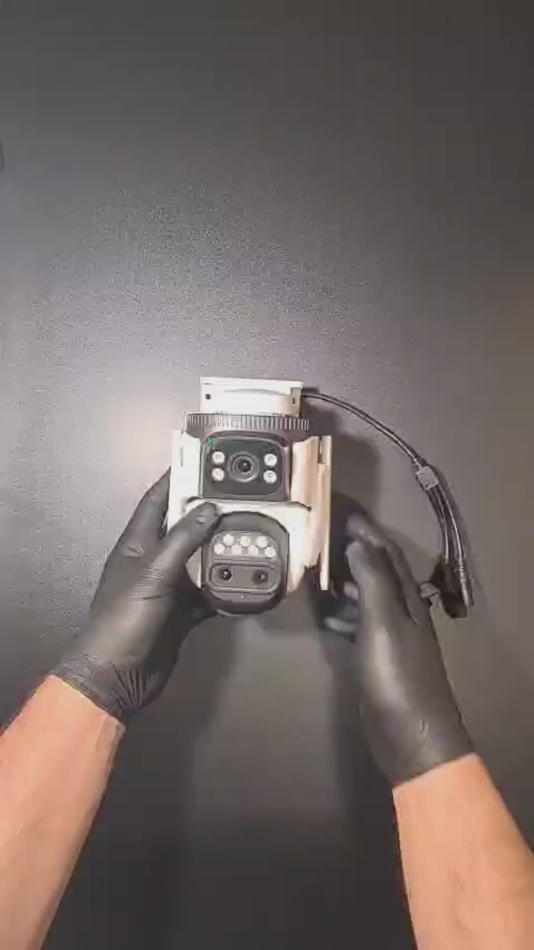 Cameră Supraveghere Dublă WiFi Vizzyo Dual Defender Pro, 12MP